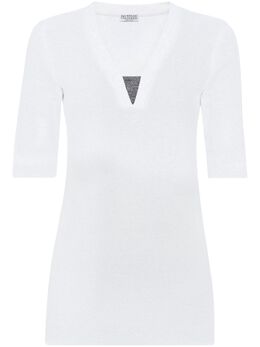 Brunello Cucinelli: Яркая футболка  Monili