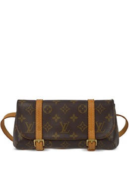 Louis Vuitton Pre-Owned: Коричневая поясная сумка 