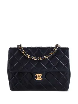 CHANEL Pre-Owned: Синяя сумка 