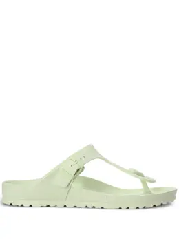Birkenstock: Зелёные сандалии  Gizeh Eva