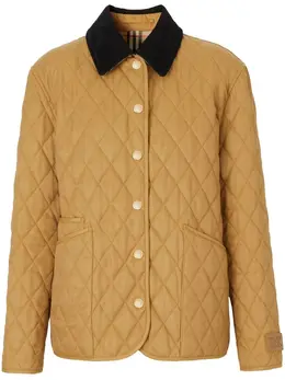 Burberry: Куртка с воротником 