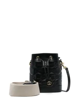 Gucci: Чёрная сумка  GG