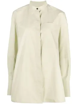 Jil Sander: Рубашка без воротника 