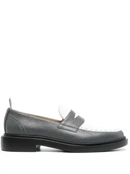 Thom Browne: Белые лоферы 