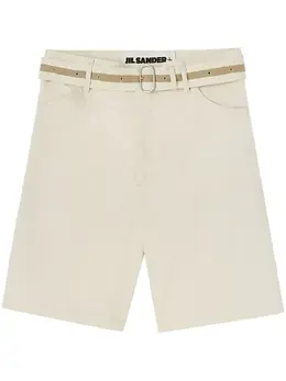 Jil Sander: Белые шорты 
