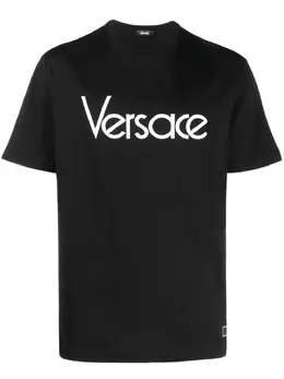Versace: Хлопковая футболка 