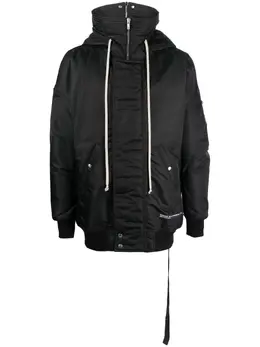 Rick Owens DRKSHDW: Куртка с капюшоном 