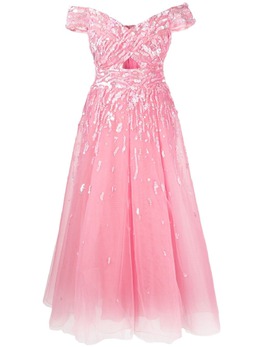 Zuhair Murad: Платье с открытыми плечами 