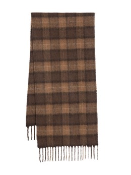 Woolrich: Коричневый шарф 
