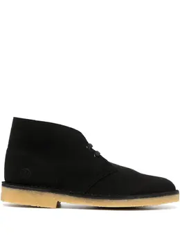 Clarks Originals: Чёрные ботинки 