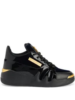 Giuseppe Zanotti: Чёрные кроссовки  Talon