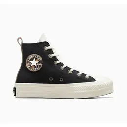 Converse: Чёрные кеды  Chuck Taylor All Star