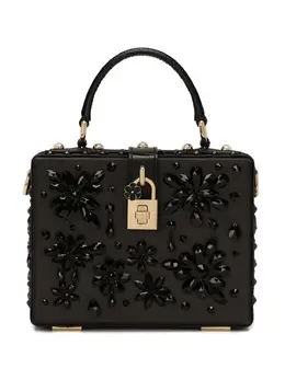 Dolce & Gabbana: Чёрная сумка-шоппер  Dolce Box