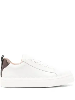 Chloé: Белые кроссовки  Lauren