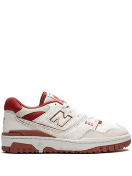 New Balance: Белые кроссовки  550