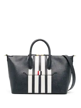 Thom Browne: Сумка-шоппер  4-Bar в полоску