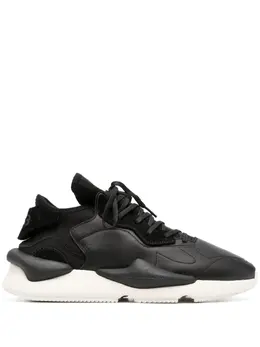 Y-3: Чёрные кроссовки  Kaiwa