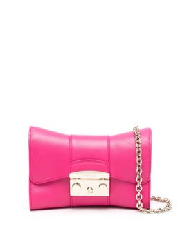 Furla: Розовая сумка  Metropolis Mini
