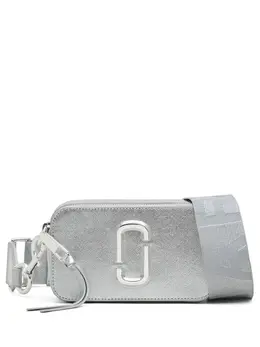 Marc Jacobs: Серебристая сумка  The Metallic