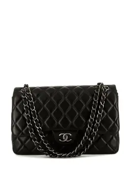 CHANEL Pre-Owned: Чёрная сумка 