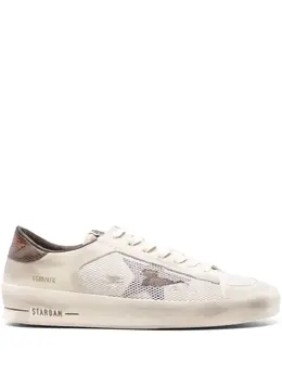 Golden Goose: Белые кроссовки  Stardan