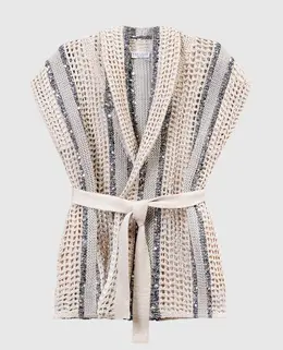 Brunello Cucinelli: Бежевый кардиган 