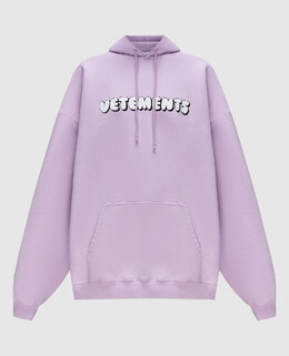 Vetements: Фиолетовая толстовка 