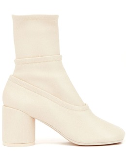 MM6 Maison Margiela: Белые ботинки 