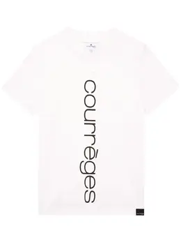 Courrèges: Футболка с принтом 
