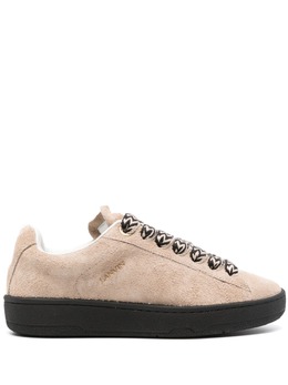 Lanvin: Бежевые кроссовки  Curb