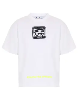 OFF-WHITE: Хлопковая футболка 