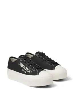 Jimmy Choo: Чёрные кроссовки 