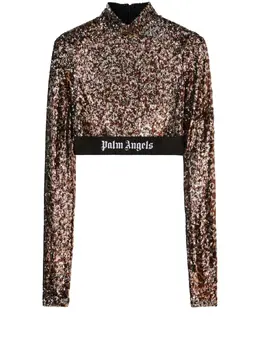 Palm Angels: Топ на бретельках 