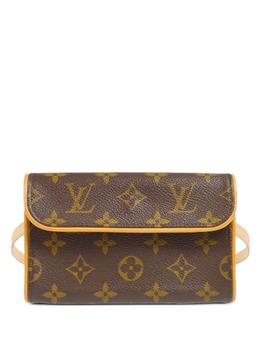 Louis Vuitton Pre-Owned: Коричневая поясная сумка 