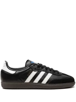 adidas: Чёрные кроссовки  Samba