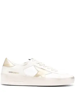 Golden Goose: Белые кроссовки  Stardan