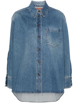 Victoria Beckham: Джинсовая рубашка 
