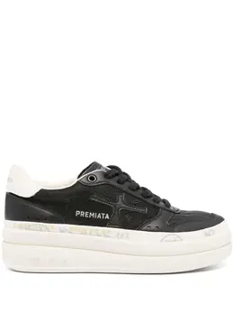 Premiata: Чёрные кроссовки 
