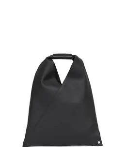MM6 Maison Margiela: Чёрная сумка-шоппер 