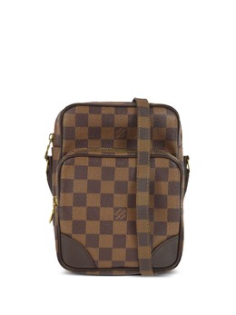 Louis Vuitton Pre-Owned: Коричневая сумка через плечо 