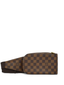 Louis Vuitton Pre-Owned: Коричневая поясная сумка 