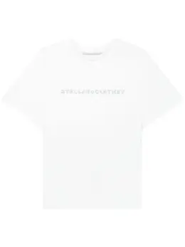 Stella McCartney: Футболка со стразами 