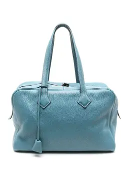 Hermès Pre-Owned: Голубая сумка-шоппер 