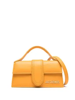 Jacquemus: Жёлтая сумка-шоппер  Le Bambino