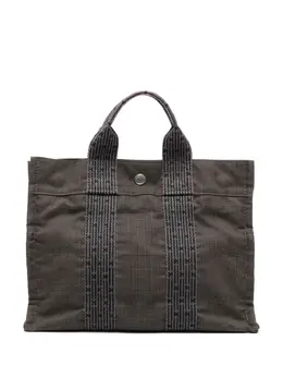 Hermès Pre-Owned: Чёрная сумка-шоппер 