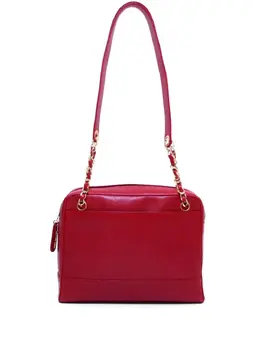 CHANEL Pre-Owned: Яркая сумка-шоппер 