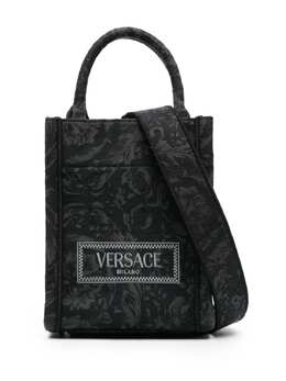 Versace: Сумка-шоппер  Barocco