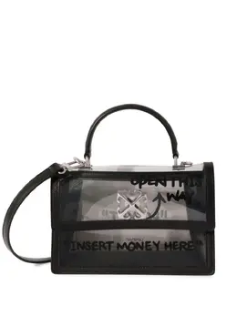 Off-White: Прозрачная сумка-шоппер  Jitney
