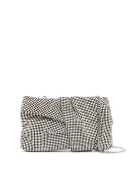 Jimmy Choo: Серебристый клатч  Bonny