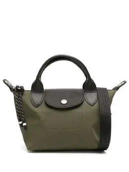 Longchamp: Сумка-шоппер  Le Pliage цвета хаки